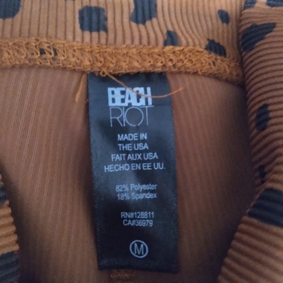 Beach Riot Animal Print Leggings - Women's Medium - Picture 6 of 7